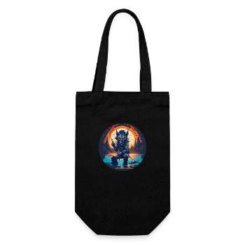 Gruseliges Halloween-partykostüm Werwolf-kostüm - Geschenkbeutel für Flaschen - Schwarz - Vorne