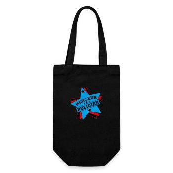 MEILLEUR POLICIER - Sac à bouteille - noir - Devant