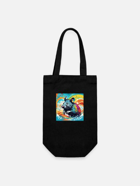 Couleur du rat - Sac à bouteille - noir