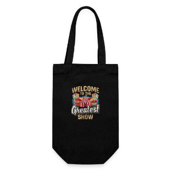 Circus Tent Director Idiots - Gift Bag for Bottles - black - Front
