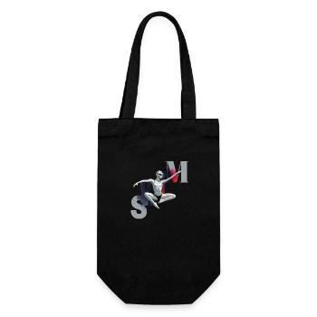 La natation est un art - Sac à bouteille - noir - Devant