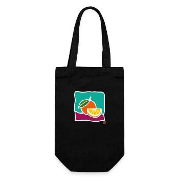 Naranja - Gift Bag for Bottles - black - Front