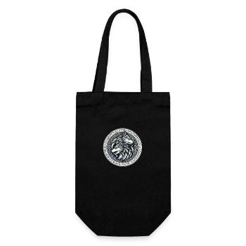 Rune Wolf Gifts - Gift Bag for Bottles - black - Front