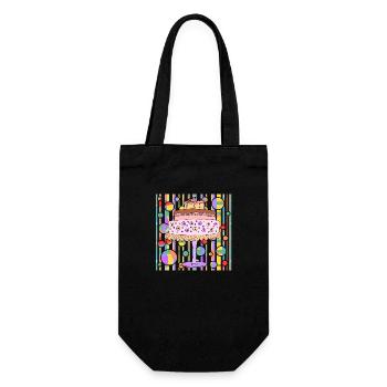 Gâteau - Sac à bouteille - noir - Devant