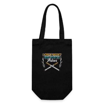 Smokers Cigarettes Hemp Glow Sticks - Gift Bag for Bottles - black - Front