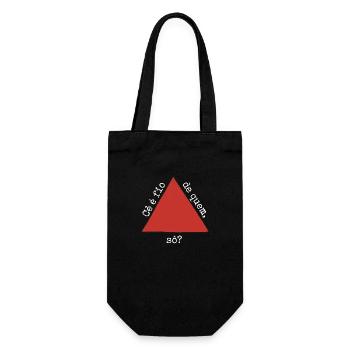 Cê é fio de quem, sô ? - Sac à bouteille - noir - Devant