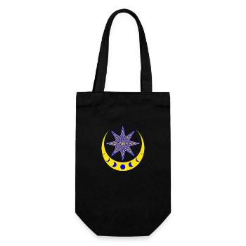 Star of Inanna - Gift Bag for Bottles - black - Front