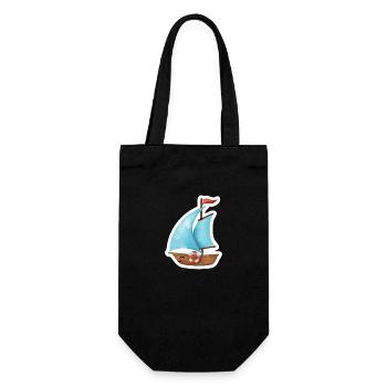 Voilier - Sac à bouteille - noir - Devant