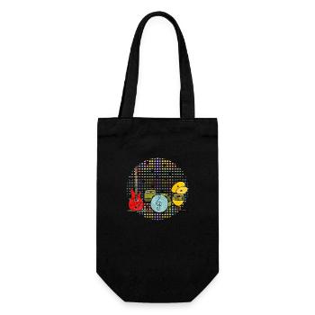 Musical instruments - Gift Bag for Bottles - black - Front