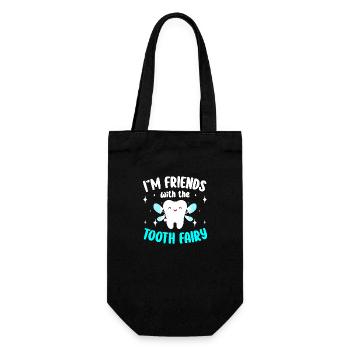Dentist Drill Dental Care Broches - Sac à bouteille - noir - Devant