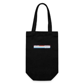 Retro 1990 Limitierte Auflage - Geschenkbeutel für Flaschen - Schwarz - Vorne