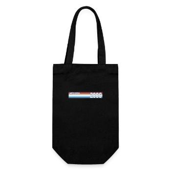 Retro 2006 Limitierte Auflage - Geschenkbeutel für Flaschen - Schwarz - Vorne