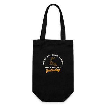 Cross trainer muscle building endurance sports - Gift Bag for Bottles - black - Front