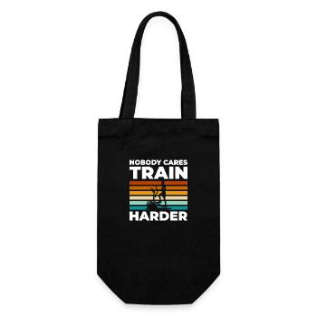 Training Muskeln Trainer - Geschenkbeutel für Flaschen - Schwarz - Vorne