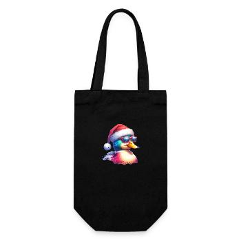 Mignon Cool Duck Noël - Sac à bouteille - noir - Devant