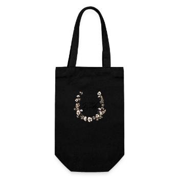 Team Braut, Prost, JGA, Mädelstrip, Zukünftige - Geschenkbeutel für Flaschen - Schwarz - Vorne
