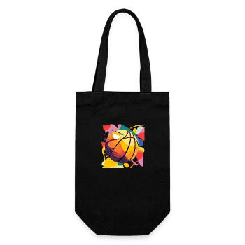 Fun basketball tee shirt - Sac à bouteille - noir - Devant