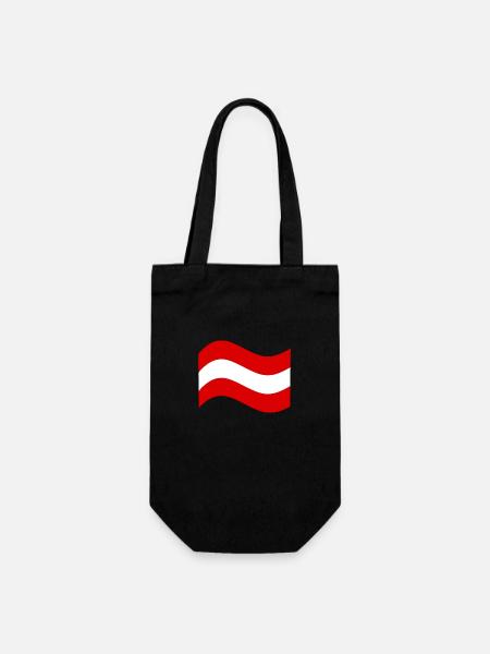Drapeau de l’Autriche - Sac à bouteille - noir