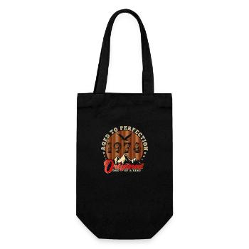 Ikonisches Jubiläum von 1976 - Geschenkbeutel für Flaschen - Schwarz - Vorne