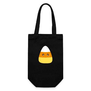 Maïs sucré kawaii - Sac à bouteille - noir - Devant