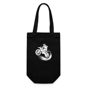 Off-Road Machine in Jump Hobby Motorsport - Gift Bag for Bottles - black - Front