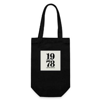 Vintage 1978 limited edition - Gift Bag for Bottles - black - Front