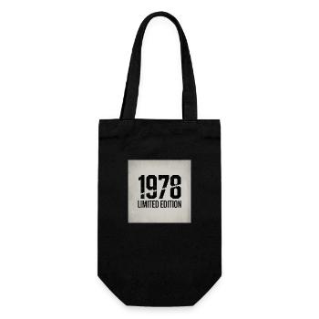 Vintage 1978 limited edition - Gift Bag for Bottles - black - Front