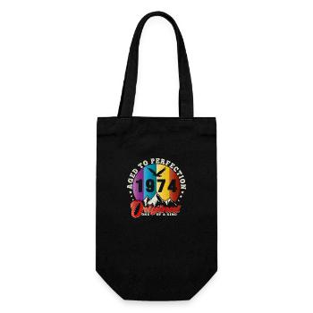 Perfection 1974 -50th Anniversary,Original - Gift Bag for Bottles - black - Front
