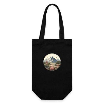Plant (grounds) Gifts - Gift Bag for Bottles - black - Front