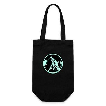 Mountains Mountains 1 - Gift Bag for Bottles - black - Front