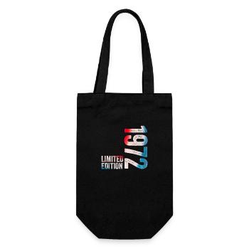 1972 Limitiertes Geburtstagsgeschenk 1972 - Geschenkbeutel für Flaschen - Schwarz - Vorne