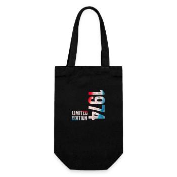 1974 Limited Edition Birthday Gift 1974 - Gift Bag for Bottles - black - Front
