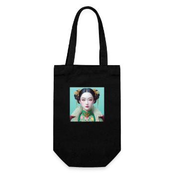 Fille papillon - Sac à bouteille - noir - Devant