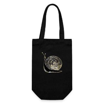 Escargot - Sac à bouteille - noir - Devant