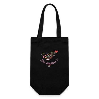 Des bonbons ? ou un sort ? - Sac à bouteille - noir - Devant