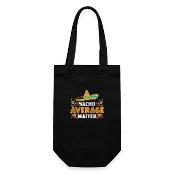 Waitress Restaurant Party - Gift Bag for Bottles - black - Front