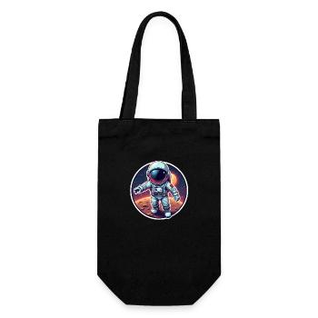 ZUKÜNFTIGER ASTRONAUT - Geschenkbeutel für Flaschen - Schwarz - Vorne