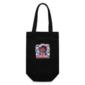 FUTURE ASTRONAUT TREND - Gift Bag for Bottles - black - Front