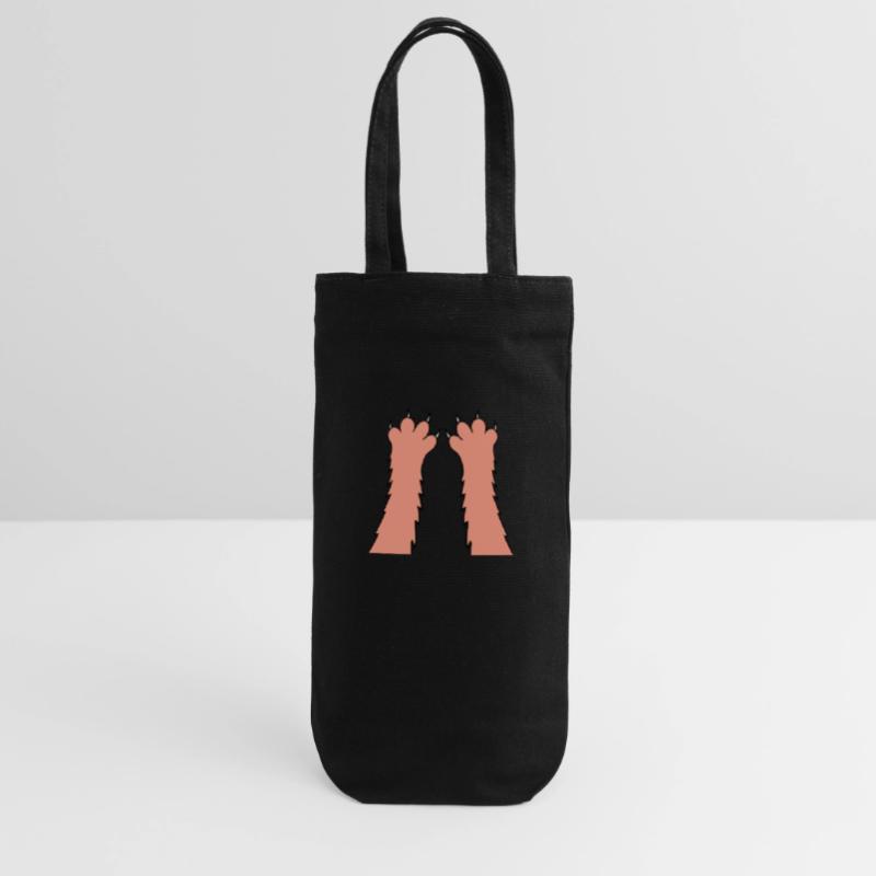 Cats, claws, paws, paws, sharp claws, scratching Gift Bag for Bottles