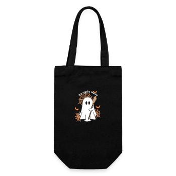 Spooky Season Ghost - Gift Bag for Bottles - black - Front