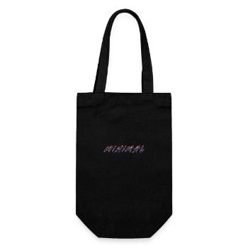 Minimal Chromo multi color - Gift Bag for Bottles - black - Front
