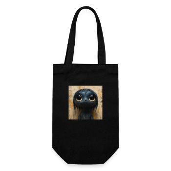 Alien Pet - Gift Bag for Bottles - black - Front