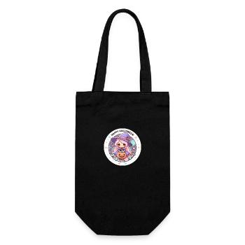 Halloween Hexe - Geschenkbeutel für Flaschen - Schwarz - Vorne