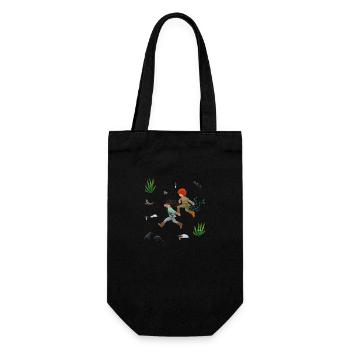 The Little Robber's Daughter - Gift Bag for Bottles - black - Front