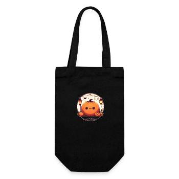 joyeux Halloween citrouille adorable - Sac à bouteille - noir - Devant