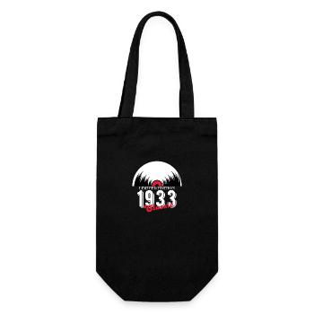 Limitierte Auflage 1933 Klassisches Vinyl - Geschenkbeutel für Flaschen - Schwarz - Vorne