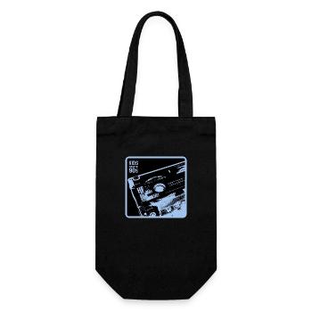 Kids from the 90s - black blue close-up - Gift Bag for Bottles - black - Front