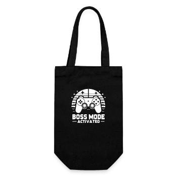 Bos Mode Activated - Gift Bag for Bottles - black - Front