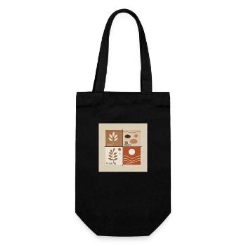 Soft Zen Retreat - Gift Bag for Bottles - black - Front