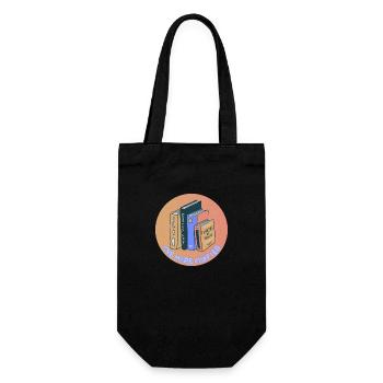 One More Chapter - Gift Bag for Bottles - black - Front